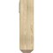 Ekena Millwork Funston Craftsman Rough Sawn Bracket w/ Offset Brace, Douglas Fir, 8"W x 26"D x 30"H BKT0806X26X30FST04RDF - alternate 4